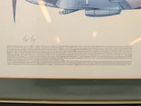 Dugald Cameron, Spitfire IIA P7350 'EB-Z' signeret litografi