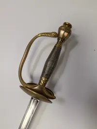 Dansk Model 1837 officers kårde 