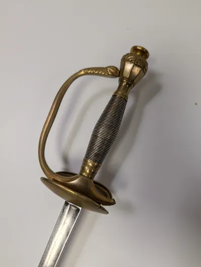 Dansk Model 1837 officers kårde 
