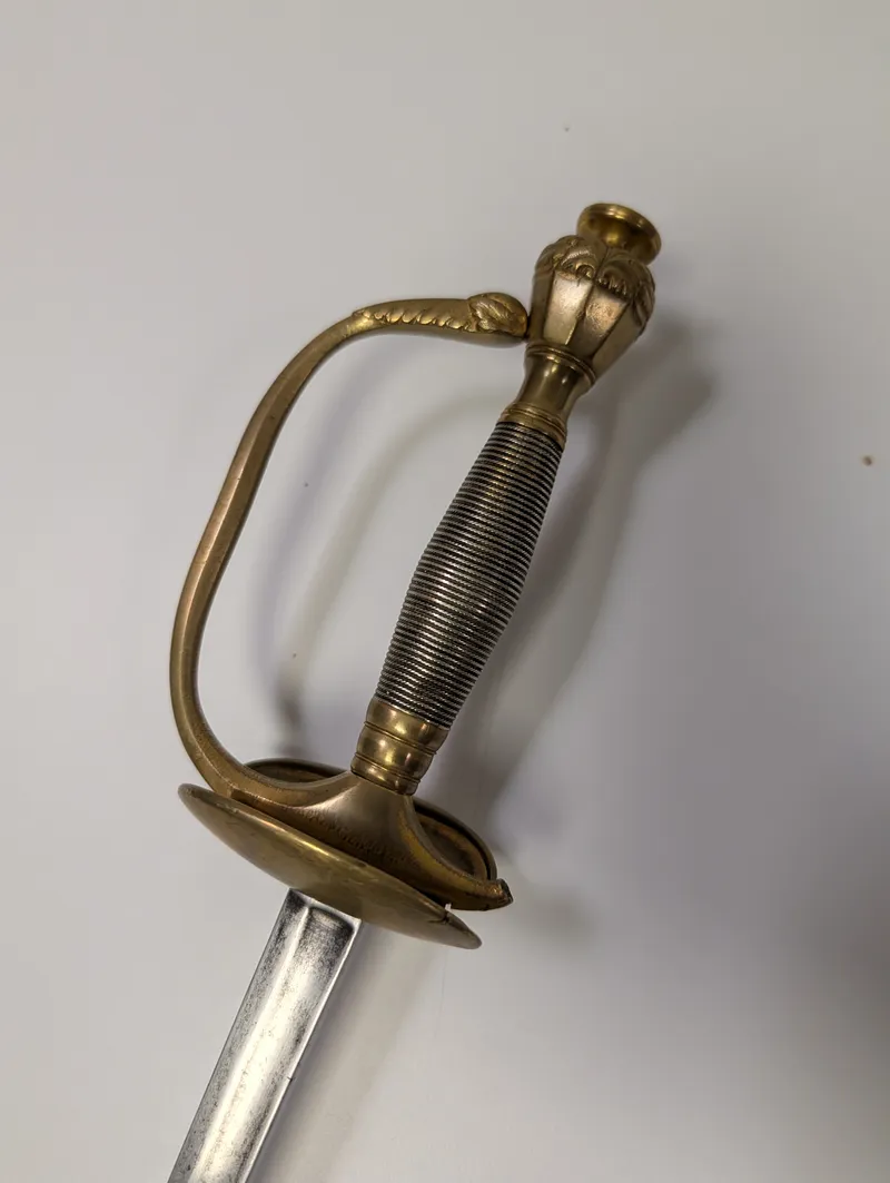 Dansk Model 1837 officers kårde 