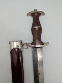 Tysk SA-dolk med skede, model 1933 fantastik efterkrigs 