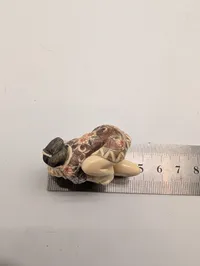 Antik JAPANESE HAND CARVED EROTIC NETSUKE FIGURES EDO / MEIJI PERIODE 