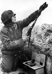 Tysk G.Gr.Ger. (Schiessbecher) Geværgranatkaster med fnh-mærkning WW2 
