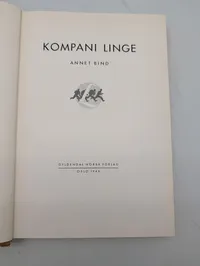 Kompani Linge Book Set and Lingeklubben Commemorative Volume with Glassware