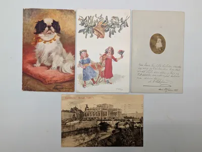 Collection of Four Early 20th Century European Postcards