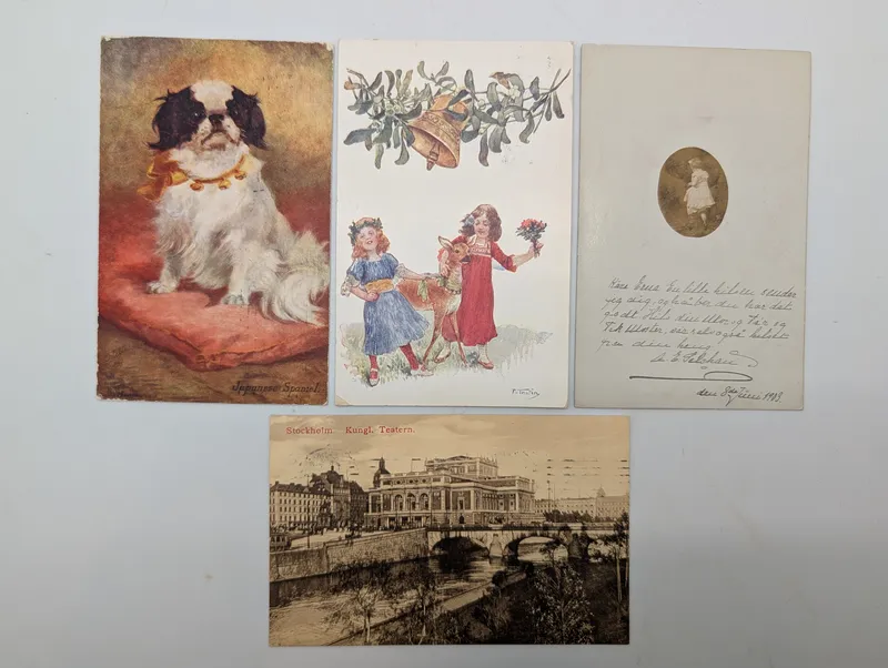 Collection of Four Early 20th Century European Postcards