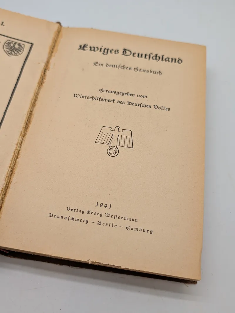Ewiges Deutschland: Ein deutsches Hausbuch (1941) fra Georg Westermann