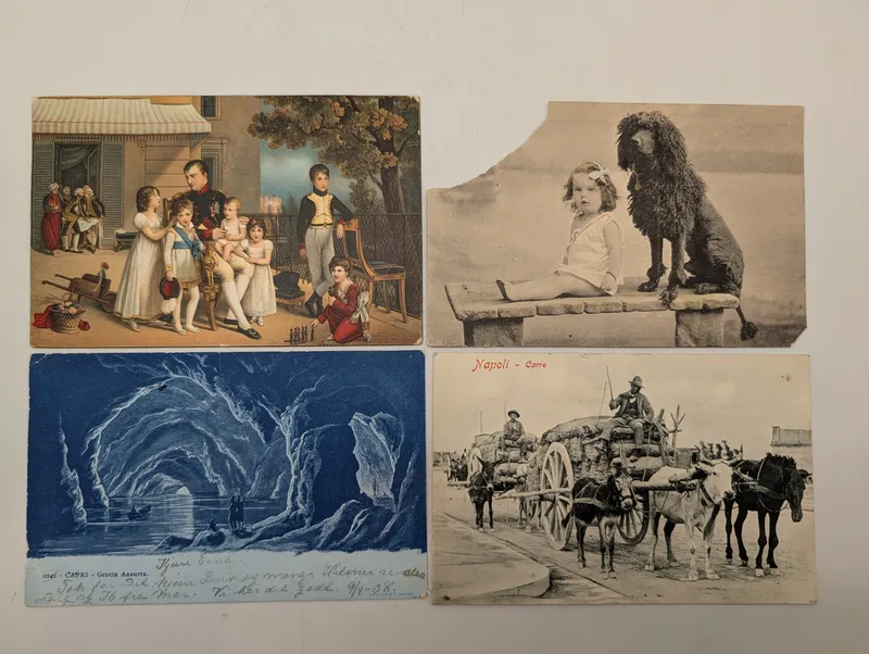 Set of Four Early 20th Century European Postcards