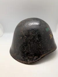 Dansk M/41 Stålhjelm med R.G. 1 Enhedsmærke