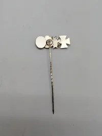 Tysk militær miniature-medaljenål med Jernkorset og Æreskorset