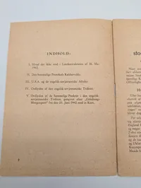 WWII Danish Propaganda Booklet 'Anti-Europa-Pagten' by Peder Nielsen
