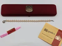Majorica perlekæde med original æske og certifikat