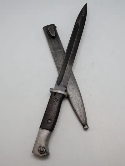 Tysk Mauser K98 Bajonet med Metalskede nummerens