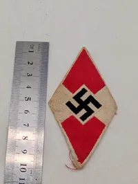 Hitlerjugend (HJ) Broderet Armmærke