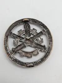 Fransk militæremblem for Materielkorpset (Le Matériel)