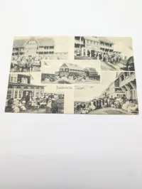 Vintage Badehotellet Skagen Denmark Multi-View Postcard