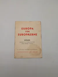 Europa for Europæerne, Hitlers udtalelser, 1940