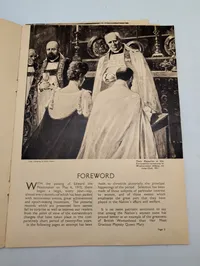 Samling af britiske kongelige memorabilia, herunder 1935 Royal Jubilee souvenir