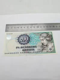 Danmark 200 Kroner Seddel, Serie 1997, Johanne Luise Heiberg