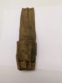 Britisk militær bajonetske i khaki kanvas
